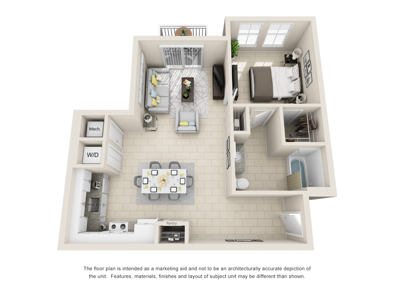 Floorplan A2A Interior Image